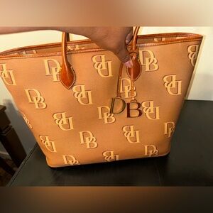 Dooney & Bourke Monogram Large Tote, Saddle